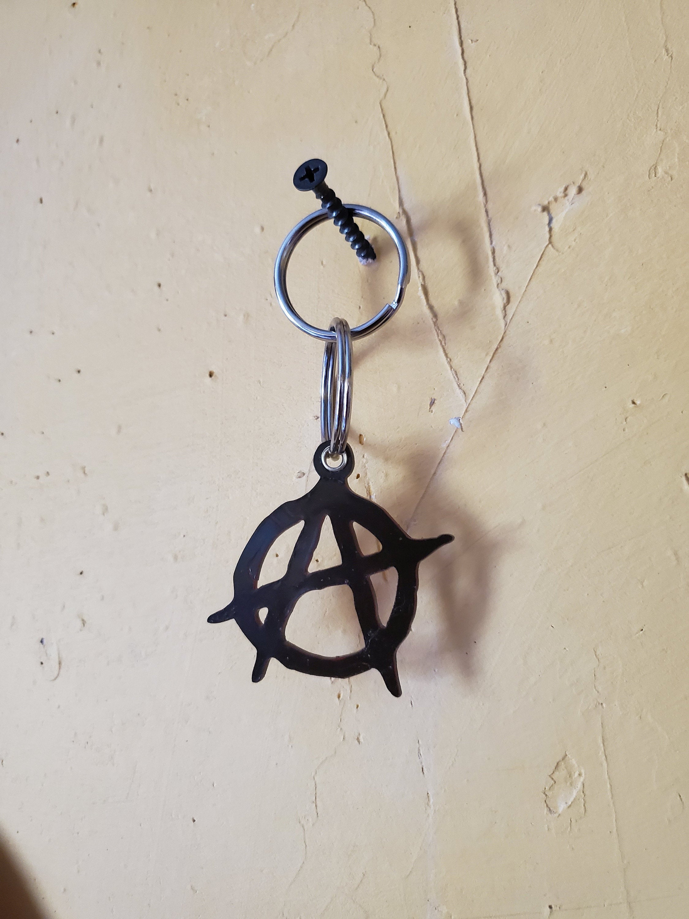 Anarchy Sign Keychain