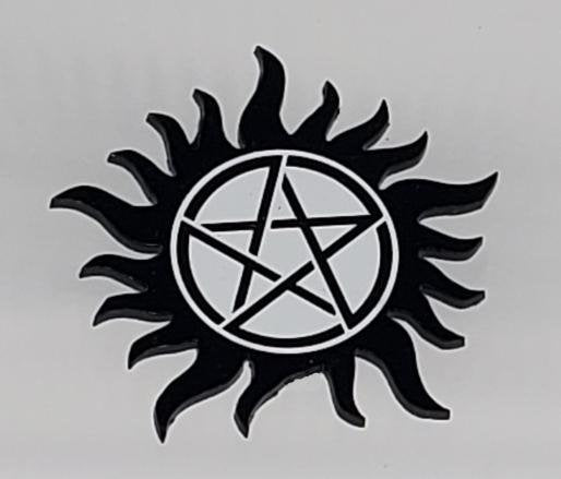 Anti-Possession Symbol Wearable Pin
